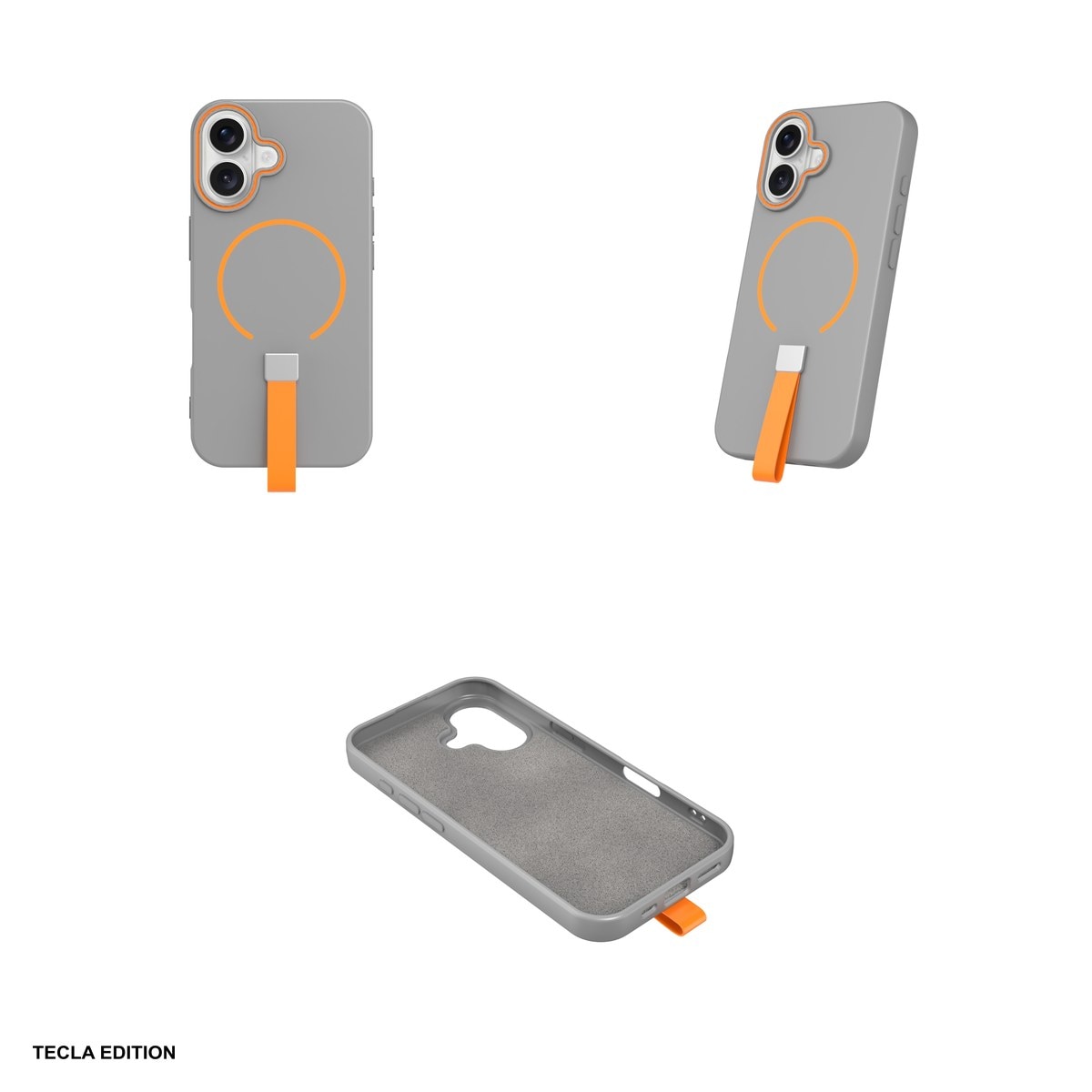 Husa Loop Thin Mag pentru Samsung Galaxy A57 5G, Carcasa magnetica, Gri