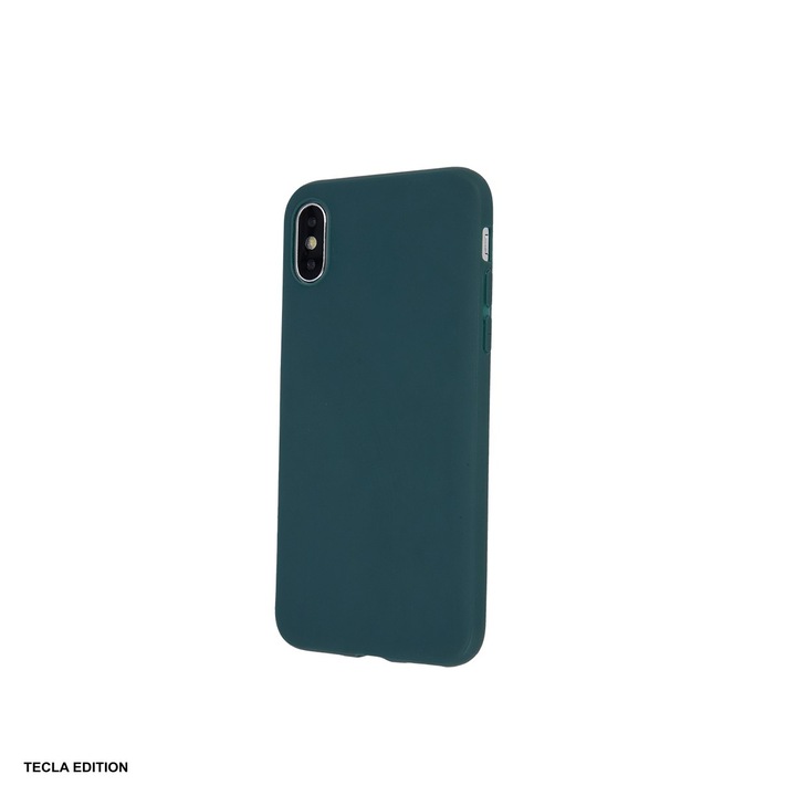 Husa Matt TPU forest pentru Motorola Moto E22, Moto E22i, Carcasa, Verde