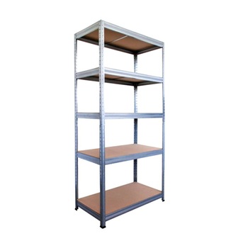 Raft metalic cu 5 polite din PAL, 275 kg/polita, 180 x 90 x 45 cm, montaj fara surub Raft metalic cu 5 polite din PAL, 275 kg/polita, 180 x 90 x 45 cm, montaj fara surub
