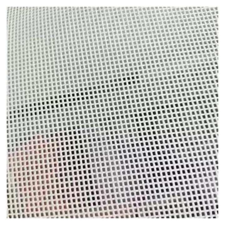 Vízálló PVC hálós textil anyag, fehér, 50x50cm
