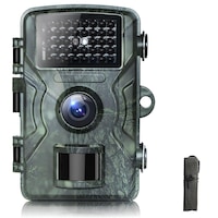 Camera vanatoare Trail, Bedee®, monitorizare fauna salbatica, 32MP, IP66, culoare camuflaj, 9.8x3.3x5.1 inch, Camera Supraveghere pentru Vanatoare, Observatie Fauna, Securitate, Camuflaj