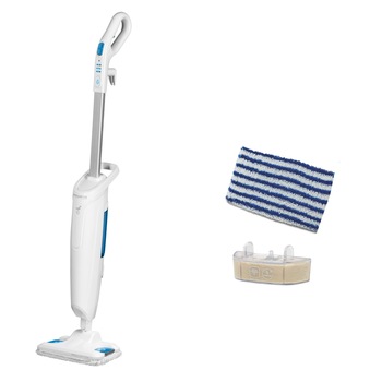 Mop cu abur ROWENTA Steam Power RY6537WI, 1200W, 0.6L, filtru anticalcar, 3 setari de reglaj al aburului, Alb/Albastru Mop cu abur ROWENTA Steam Power RY6537WI, 1200W, 0.6L, filtru anticalcar, 3 setari de reglaj al aburului, Alb/Albastru