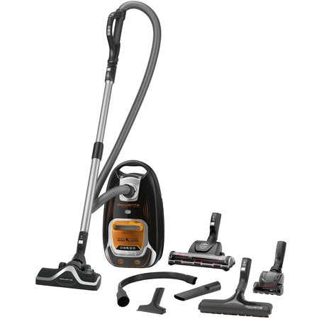 Aspirator cu sac Rowenta Silence Force RO6495EA, 550W, Clasa A+, recipient sac 4.5L 3 nivele de filtrare, Negru