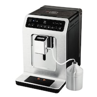 Espressor automat Krups Evidence EA893C10, 1450W, 15 bari, rezervor boabe 260g, rezervor apa 2.3L, functie aburi, detector calcar, Metalic