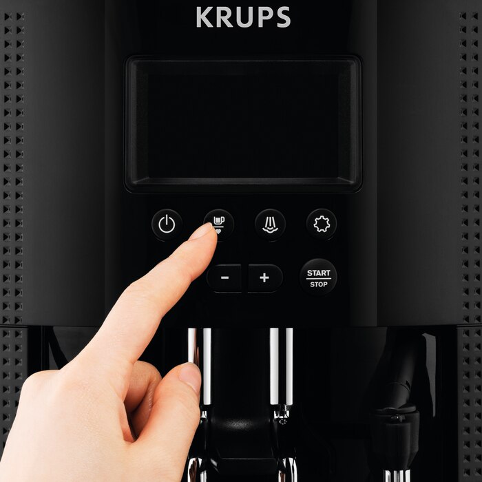 KRUPS EA816031 Pisa fekete automata kávéfőző + XS6000 Autocappuccino KRUPS EA816031 Pisa fekete automata kávéfőző + XS6000 Autocappuccino