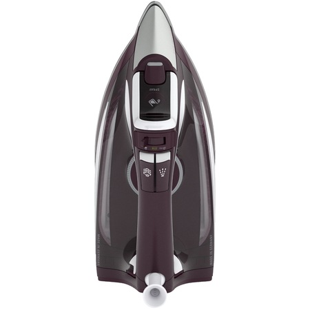 Fier de calcat Rowenta Focus Excel DW5220D1, 2700W, rezervor apa 0.3L, jet de abur 180g/min, abur variabil 45g/min, talpa Microsteam 400 HD Laser, Visiniu