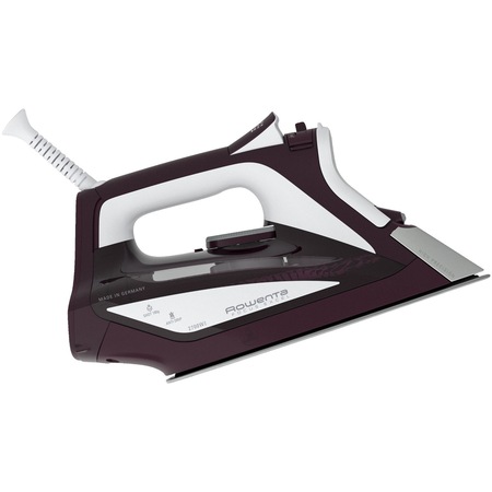 Fier de calcat Rowenta Focus Excel DW5220D1, 2700W, rezervor apa 0.3L, jet de abur 180g/min, abur variabil 45g/min, talpa Microsteam 400 HD Laser, Visiniu