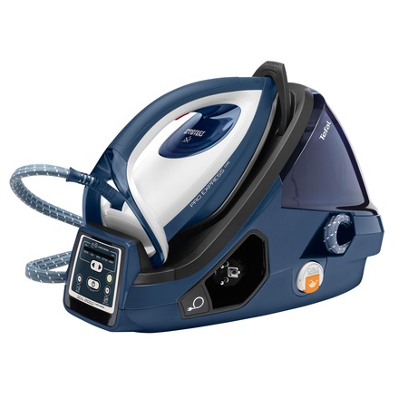 Statie de calcat Tefal Pro Express Care GV9071, 2400W, capacitate rezervor 1.6L, 7.5 bari, jet de abur 500g/min, abur variabil 120g/min, Negru