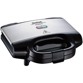 Sandwich-maker Tefal SM157236, 700W, maner izolat, sistem de blocare, invelis antiaderent, Negru Sandwich-maker Tefal SM157236, 700W, maner izolat, sistem de blocare, invelis antiaderent, Negru