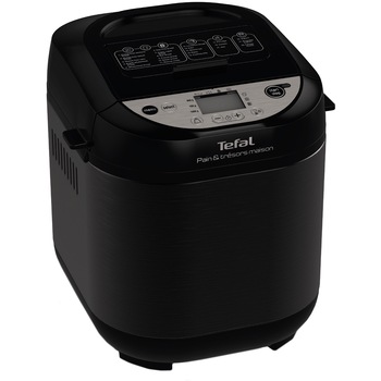 Masina de paine Tefal Pain et Tresors Maison PF251835, 700W, 1000g, 3 setari, 20 programe, timer, Negru Masina de paine Tefal Pain et Tresors Maison PF251835, 700W, 1000g, 3 setari, 20 programe, timer, Negru