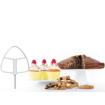 Robot de bucatarie Tefal Wizzo QB309838, 700W, 4L, functie pulse, mixer, carlig pentru aluat, Negru