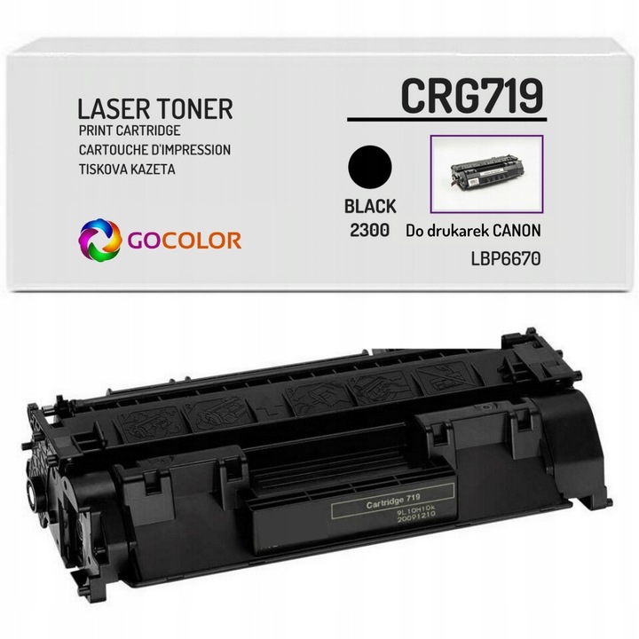 Gocolor CRG719BK fekete lézer toner, kompatibilis Canon 410-6650DN