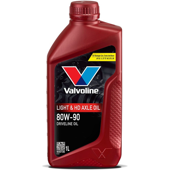 Ulei transmisie VALVOLINE 80W90 GL-5 LIGHT & HD AXLE OIL 1L