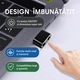 Mouse Jiggler XPQKDC®, устройство за движение на мишката, неоткриваемо, против заспиване, Plug & Play USB, бутон за включване/изключване, режими на вибрация, Windows/macOS/Linux, черен