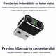 Mouse Jiggler XPQKDC®, устройство за движение на мишката, неоткриваемо, против заспиване, Plug & Play USB, бутон за включване/изключване, режими на вибрация, Windows/macOS/Linux, черен