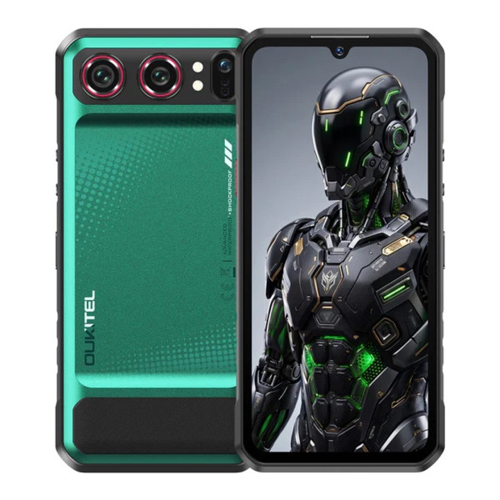 Telefon Mobil OUKITEL WP68 Air, 5G, 36GB RAM, 512GB, 6.88" HD+ 120Hz, Verde