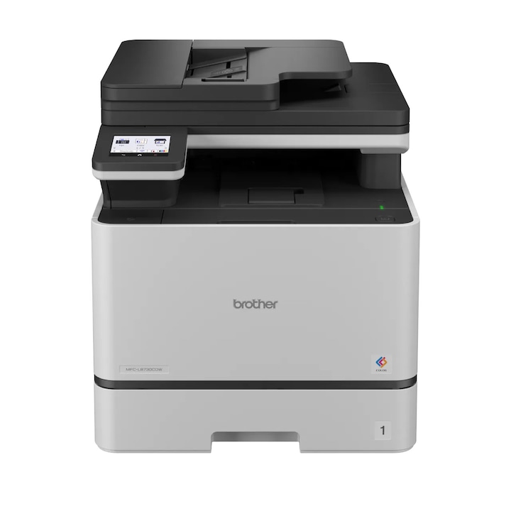 Multifuntional Laser Color Brother MFC-L8730CDW, A4, printare, scanare, copiere, fax, 31ppm, ecran 3.5" Touch, WiFi Direct, USB2.0, Alb/Negru