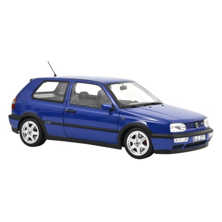 Volkswagen Golf GTI 1994 Jazz Blue autómodell 1:18 méretarányban, Norev