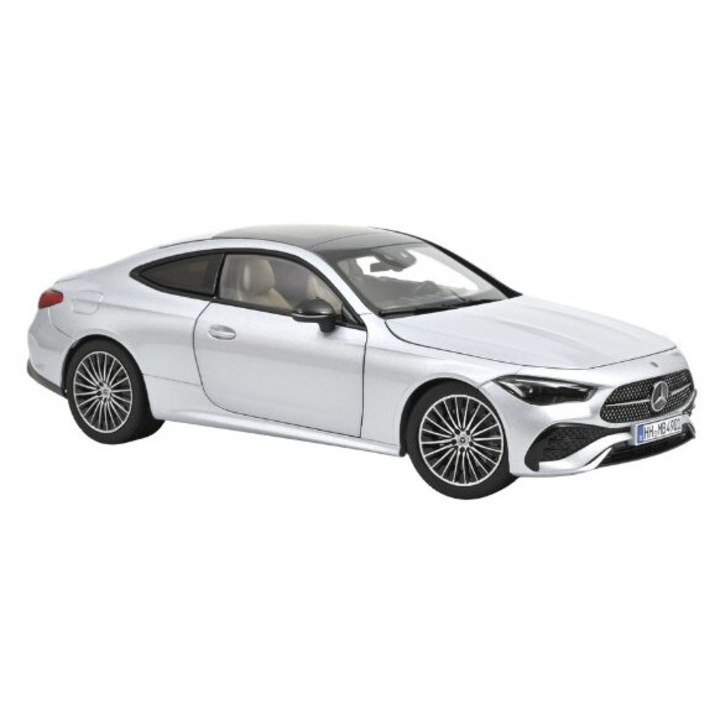 Mercedes-Benz CLE Coupé 2024 Hightech Silver autómodell 1:18 méretarányban, Norev