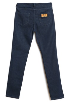 Jeans croiala dreapta Roberto Cavalli Class, navy blue Jeans croiala dreapta Roberto Cavalli Class, navy blue