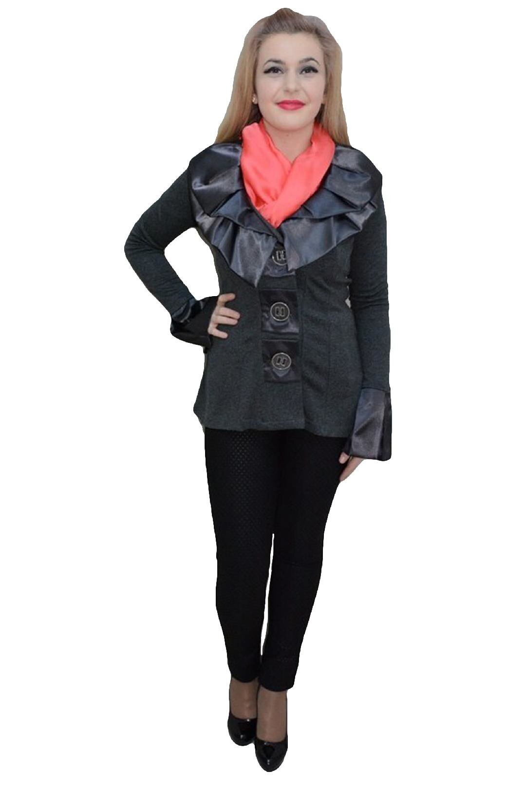 Bluze cu maneca lunga,D&J Exclusive, Gri