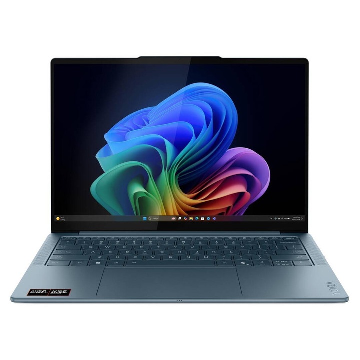 Laptop Lenovo Yoga Slim 7 WUXGA 14 inch AMD Ryzen AI 7 350 16GB 512GB SSD Windows 11 Home Tidal Teal