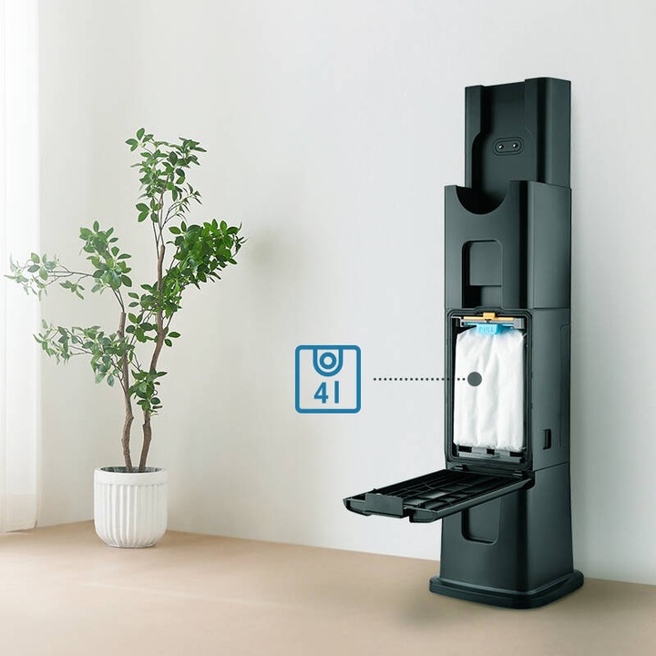 Aspirator vertical fara fir 3 in 1 ETA Panther PRO 7250 90000, statie de autocuratare, autonomie 60 min, motor BLDC 450W, Li-Ion 28, 8 V / 2500 mAh