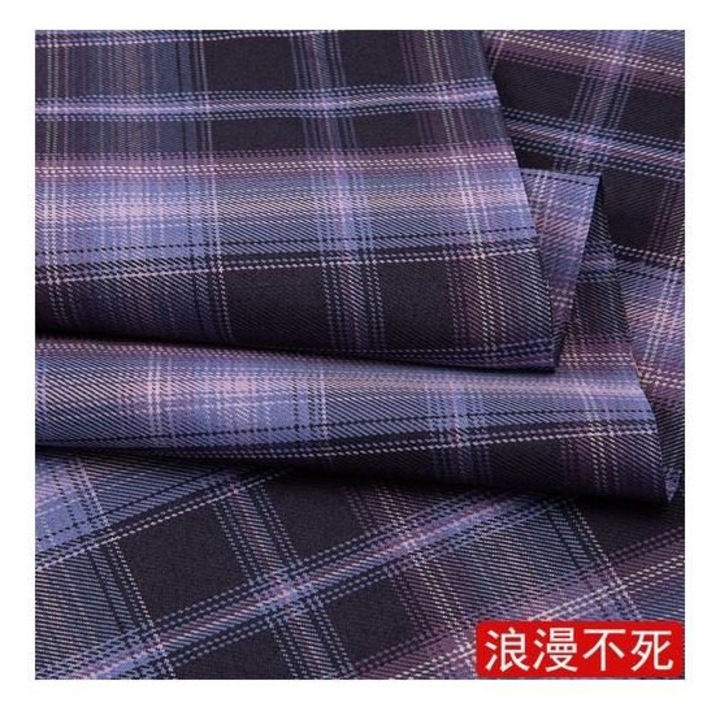 Poliészter textil anyag, skót kockás, légáteresztő, 50x150cm, többszínű
