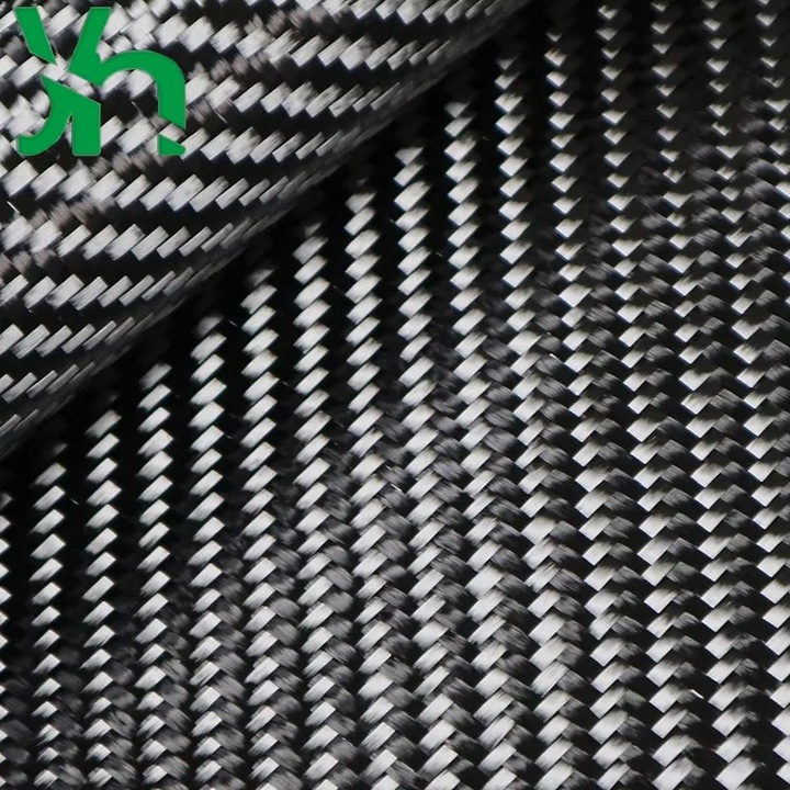 Textil anyag, szénszálas szövet 12k400gsm, twill, 40x100cm, tűzálló