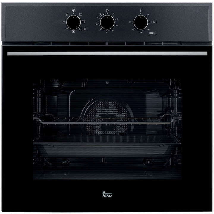 Фурна за вграждане TEKA HSB 610, Енергиен клас А, Обем 70 л., Черна
