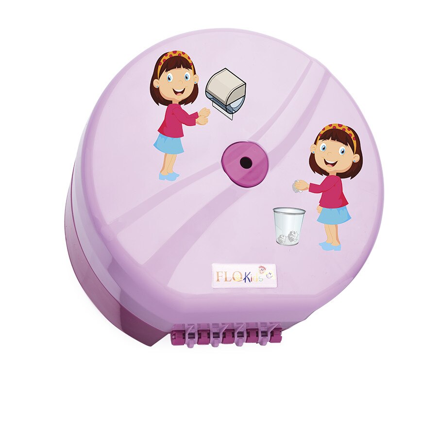 Dispenser hartie igienica mini derulare centrala , pentru copii, Flokids