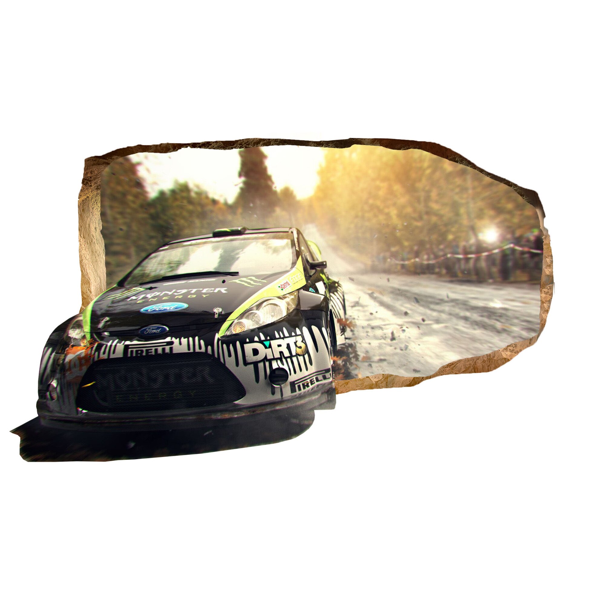 Fototapet 3D Startonight Race Car, Sport, Luminos in intuneric, 0.82 x 1.50 m