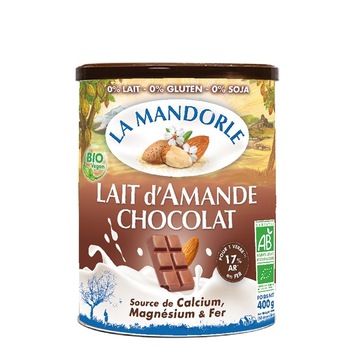 Bautura instant de migdale cu ciocolata Bio, La Mandorle, 400g Bautura instant de migdale cu ciocolata Bio, La Mandorle, 400g