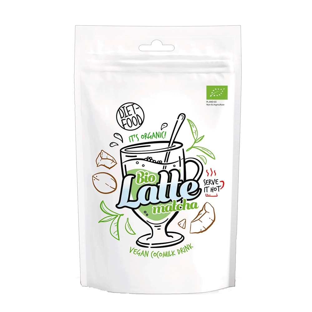 Bautura vegana Matcha Latte cocos bio 200g