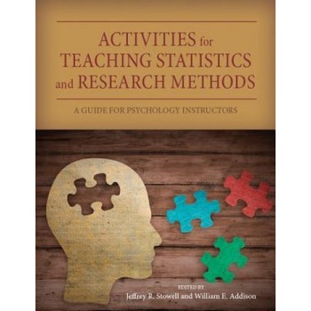 Activities for Teaching Statistics and Research Methods: A Guide for Psychology Instructors - Jeffrey R. Stowell (Editor) Activities for Teaching Statistics and Research Methods: A Guide for Psychology Instructors - Jeffrey R. Stowell (Editor)