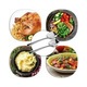 Set linguri servire YANYXR inox 1 simpla 1 cu gauri