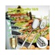 Set linguri servire YANYXR inox 1 simpla 1 cu gauri