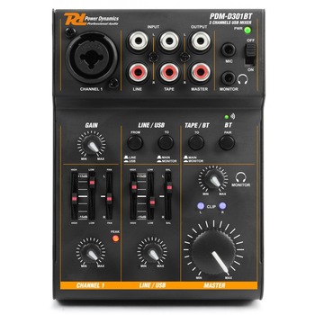 Mixer 3 canale Bluetooth USB - PC Mixer 3 canale Bluetooth USB - PC