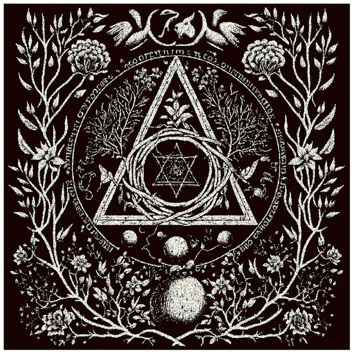 Tarot asztalterítő, 50x50cm vagy 75x75cm, flanel anyag