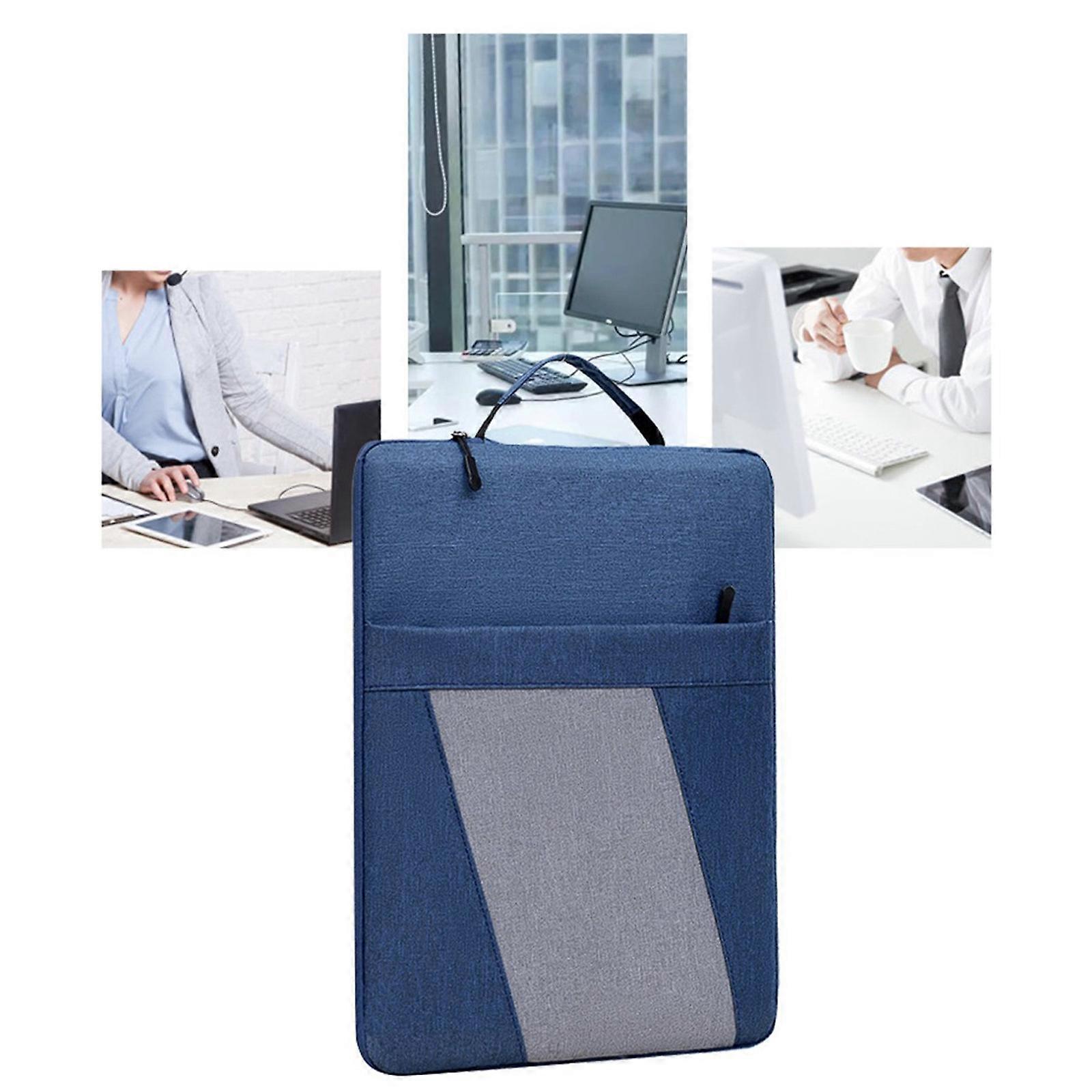 Husa laptop 12-15 inch, rezistenta la apa, albastru, 13x14 inch
