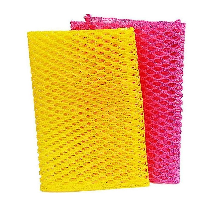Lavete pentru spalat vase, durabile, fara miros, multicolor, 30x30cm