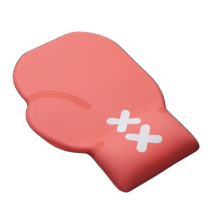 Set suport incheietura gel si mouse pad, ergonomic, antiderapant, negru