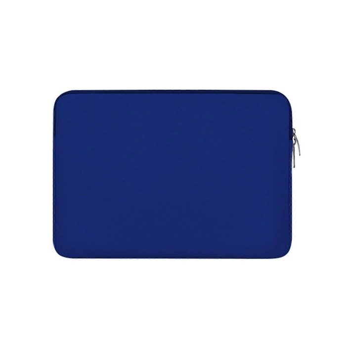 Husa laptop 14 inch, protectie, buzunar frontal, multicolor, 36x1.5x26cm