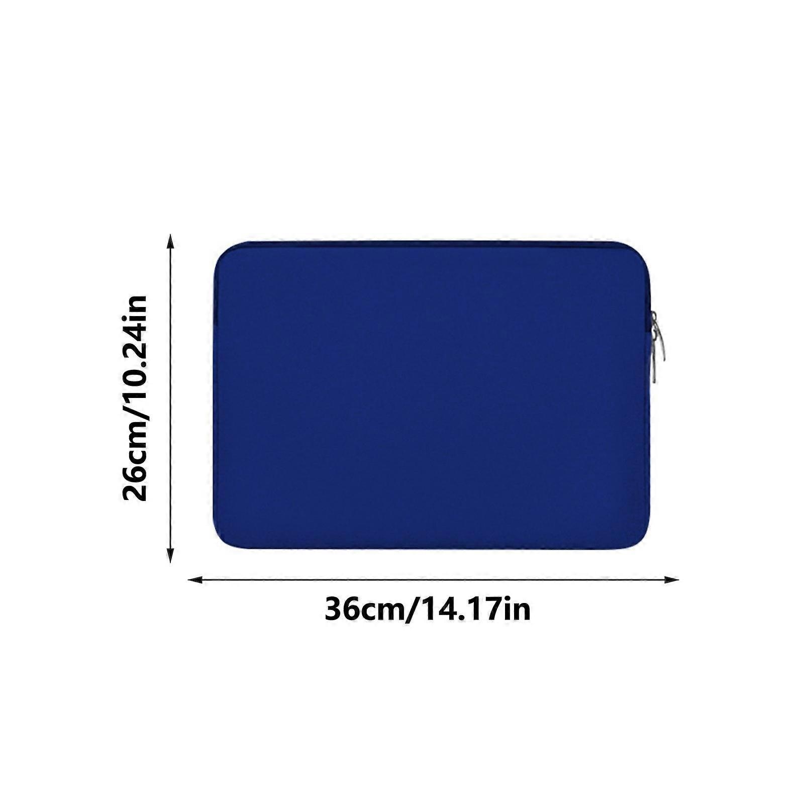 Husa laptop 14 inch, protectie, buzunar frontal, multicolor, 36x1.5x26cm