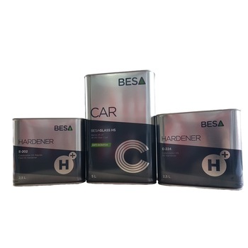 Set Lac Acrilic HS, Besa Car, Anti-Scratch, 2K, Ambalaj 5L, si Intaritor Normal E-224 sau Rapid E-202, Ambalaj 2.5L Set Lac Acrilic HS, Besa Car, Anti-Scratch, 2K, Ambalaj 5L, si Intaritor Normal E-224 sau Rapid E-202, Ambalaj 2.5L