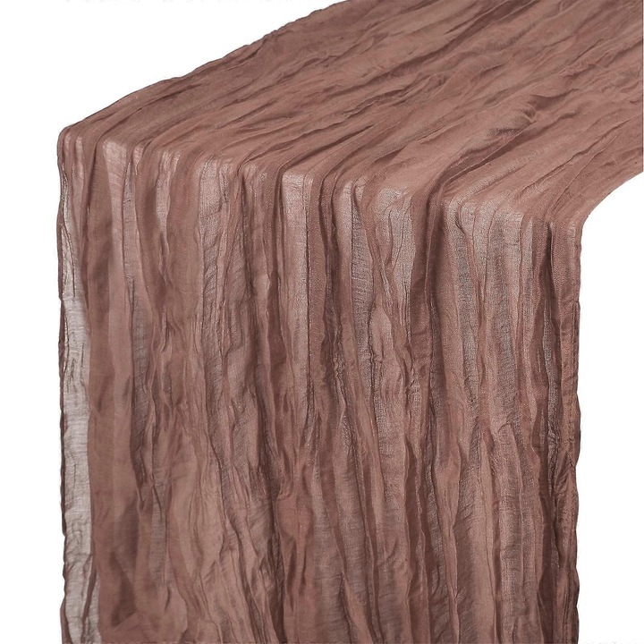Asztalterítő, 90x180cm, kék, sötétvörös, fekete, sokszínű, pliszírozott textúra