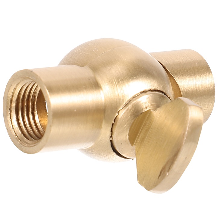 Adaptor pentru corpuri de iluminat YANYXR cu maner, cupru, ajustabil 3.3x2.8x2.2cm, auriu