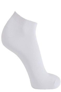 Set de 5 perechi sosete sport scurte, dama, Alb Set de 5 perechi sosete sport scurte, dama, Alb