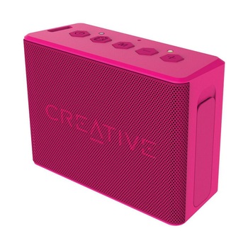 Boxa Bluetooth Creative MUVO 2C, slot microSD, rezistent la apa, Roz Boxa Bluetooth Creative MUVO 2C, slot microSD, rezistent la apa, Roz