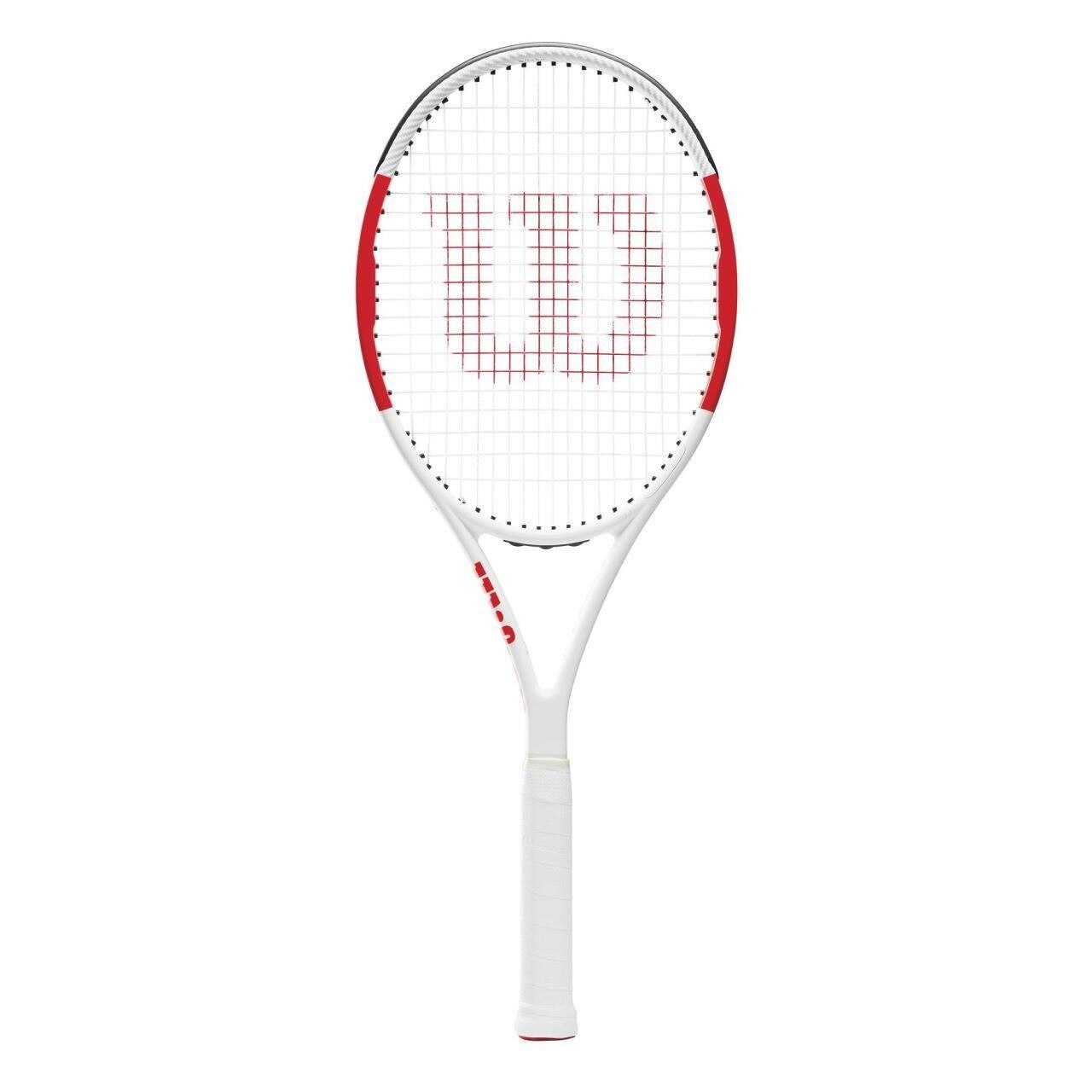 Racheta tenis Wilson Six One Team 95, alb/rosu Maner 1